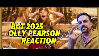 GOLDEN BUZZER winner Olly Pearson rocks with QUEEN guitar solo!  Auditions  BGT 2025 REACTION