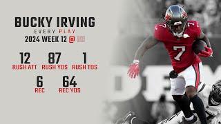 Bucky Irving Week 12 Replay: Every Run, Target, and Catch @ New York Giants