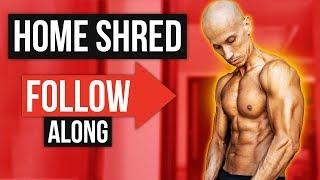 KILLER HOME FAT BURNING WORKOUT! (NO EQUIPMENT) | Frank Medrano