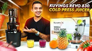 Kuvings Revo830 Cold Press Juicer - Detailed Review️Best Juicer Machine 2024 !! 