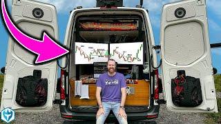 Inside My $280,000 Mobile Day Trading Station (Solar, Starlink & 5G)