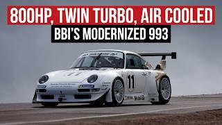 Old Meets New: BBI's 800hp Turbo Air-Cooled 993 Gets 992 Double A-Arms + A LOT More