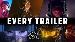 Every Operator Trailer 4K (2015-2023) / Rainbow Six Siege