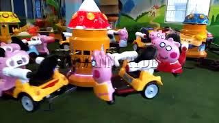 amusement park portable rides kids electric rotatory car rides for sale