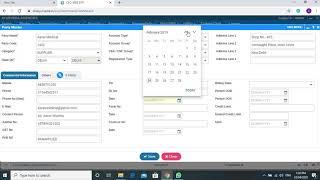 CBO WEB ERP Party Master
