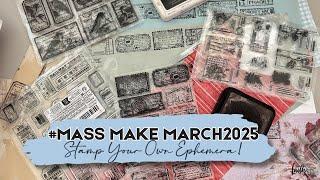 Tired of running out of ephemera? Let's fix that with #MassMakeMarch2025!"