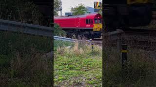 October 2023 - Two Class 66 trains form the Rail Head Treatment Train #Short #Train #RHTT