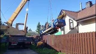 БУРЕНИЕ СКВАЖИН НА ВОДУВыгрузка буровой.