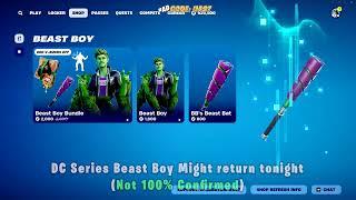 DC Series Beast Boy Bundle is back Fortnite!