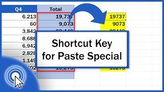 Shortcut Key for Paste Special in Excel (Excel Shortcuts)