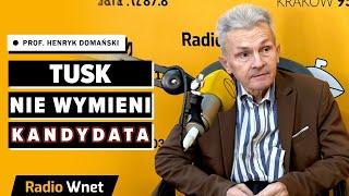 Prof. Domański: Tusk nie przeskoczyłby wyniku Trzaskowskiego. Wymiana kandydata mało prawdopodobna