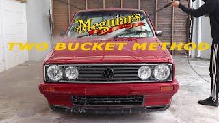 Mk1 Golf Budget Build | How to wash your car using the two bucket method with Meguiar's