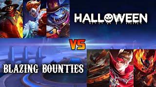 MOBILE LEGENDS HALLOWEEN VS BLAZING BOUNTIES | MOBILE LEGENDS HALLOWEEN VS BLAZING 1VS1 FIGHT