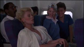 Police Academy 5 (1988): Airplane scene with Michael Winslow, David Graf & Marion Ramsey.