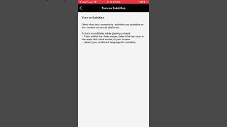 How to turn on Peacock subtitles on iPhone app?