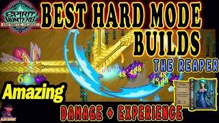 SPIRIT HUNTER (Infinite Horde) BEST HARDMODE BUILDS  (THE REAPER) + AMAZING DAMAGE +EXP