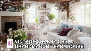 Vintage Shabby Chic & Grandmacore Farmhouse | Cozy Rustic Cottage Decor 