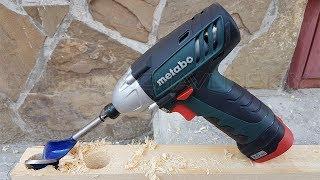 Impact screwdriver Metabo PowerMaxx SSD / We tighten small and long screws