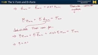 11.09. The V-Form and D-Form