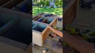 lightening transformation of a Vintage Oak Carved Sideboard