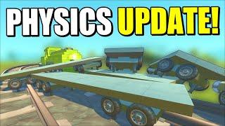 Scrap Mechanic has a NEW PHYSICS UPDATE!!