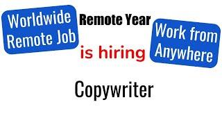 Hiring Copywriter | Remote Writing Jobs | Content Writing Jobs | Work from Home | Copywriter Jobs