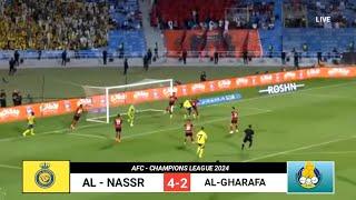 AL- NASSR VS AL-GHAFARA 4-2Ronaldo Hattrick|AFC-CHAMPIONS LEAGUE 2024|HIGHLIGHT &All GOAL(ilust)