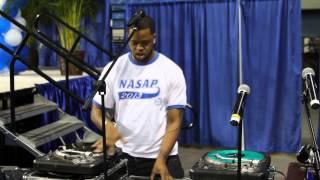 CJ the DJ at NASAP 2013 (video by Benjamin Watson)