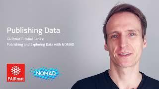 FAIRmat tutorials 1: Publishing data with NOMAD