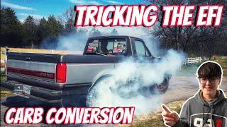 EFI to Carb Conversion Tricks Brick Nose F150 Ford Truck