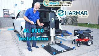 Harmar AL 6000 Inside Vehicle Lift - How to Install - Set up Guide - Mobility Aid Installation