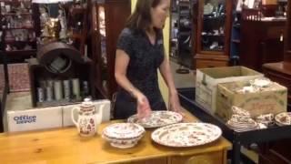 ANTIQUE CHINA, SPODE INDIAN TREE, VINTAGE ENGLISH CHINA FULL SET!