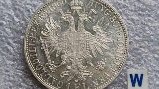 Austria - Hungary. 1 Florin 1860 UNC-MS (W)