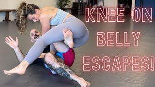 KNEE ON BELLY ESCAPES! OPTIMAL VS SATISFACTORY!