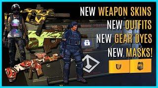 New Weapon Skins! New Gear Dyes! New Masks! All Of The Items In The New Apparel Event | Division 2