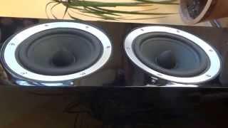 Bowers and Wilkins B&W CM8 Gloss Black - bass test