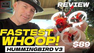 FASTEST Whoop I've Flown? -  NewBeeDrone Hummingbird V3 - REVIEW & FLIGHTS 