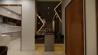 3bhk realistic walkthrough || GM INTERIORS || #interiordesign #walkthrough #bangalore