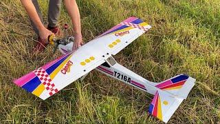 Trainer 40 rc plane with camera радиоуправляемый самолет с камерой