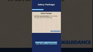 Geography career options || courses after graduation in geography in India || #shorts