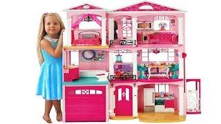 Дом куклы Барби - Самая большая Игрушка Барби на Kids Diana Show / Barbie Doll House