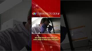 ĐỒ UỐNG TRONG CHAI THỦY TINH CHỨA NHIỀU VI NHỰA HƠN CHAI NHỰA  #shorts