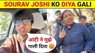 Sourav Joshi Very Angry On Hater Anuty  | Sourav Joshi Angry Moments | Sourav Joshi Ko Gali Diya