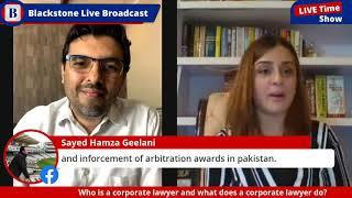 How to start your practice in corporate law in Pakistan - Live with Barrister Hamna Zain