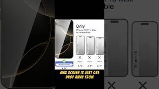 BEST SCREEN PROTECTOR FOR iPHONE 16 PRO MAX? NEW'C 3 Pack Tempered Glass #iphonescreenprotector  #us