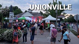 UNIONVILLE, Main Street Markham 2022 - BEAUTIFUL Town, Ontario, Travel Canada vlog