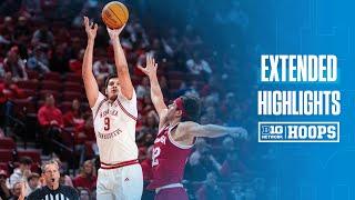 Indiana at Nebraska | Extended Highlights | Big Ten Men's Basketball | 12/13/2024