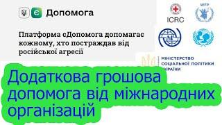 Грошова допомога від міжнародних організацій | Як правильно подати заявку на порталі Є-Допомога