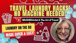  30-Minute Hotel Laundry Hack – Explore More, Pack Less! No Machine Needed! #carryononlytravel