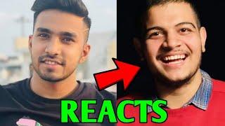 @TechnoGamerzOfficial Reacts to ME | Techno Gamerz on @NeonMan | Techno Gamerz Ujjwal #shorts